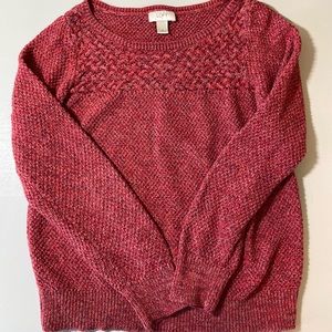 LOFT basket weave sweater